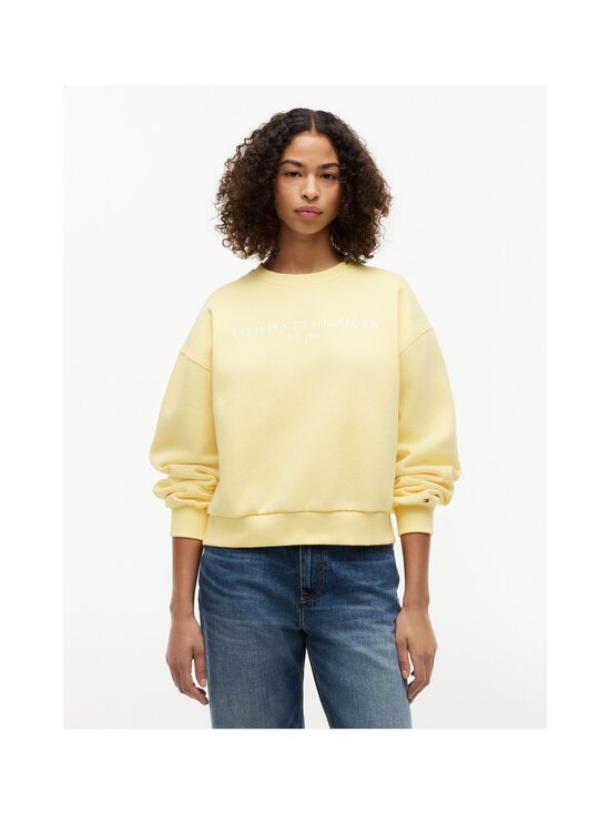 Tommy Hilfiger - Corp Logo Modern -collegepaita - ZF0 CITRONELLA | Stockmann - photo 3