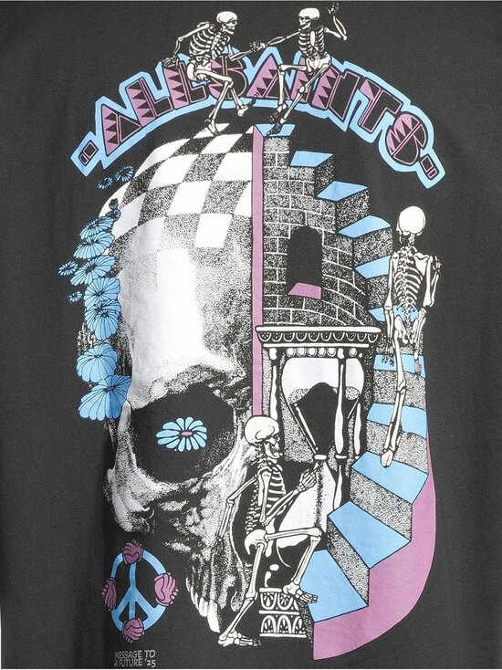 Allsaints - Reincarnate Crew t-paita - WASHED BLACK | Stockmann - photo 5