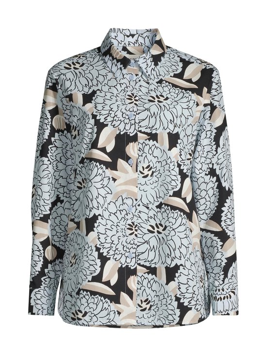 Marimekko - Tausta Primavera -paita - 591 LIGHT BLUE, BLACK, OFF WHITE | Stockmann - photo 1