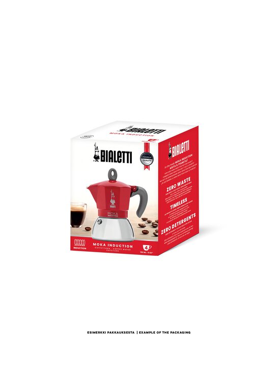 Bialetti - 2-kupin Moka Expresss Induction -mutteripannu induktioliedelle - RED - photo 2 Bialetti - 2-kupin Moka Expresss Induction -mutteripannu induktioliedelle - RED | Stockmann - photo 2