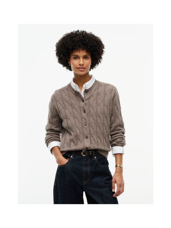 Tommy Hilfiger - Kardigan Soft Wool - HH9 HOT COCO HEATHER | Stockmann - photo 3