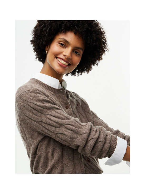 Tommy Hilfiger - Kardigan Soft Wool - HH9 HOT COCO HEATHER | Stockmann - photo 5