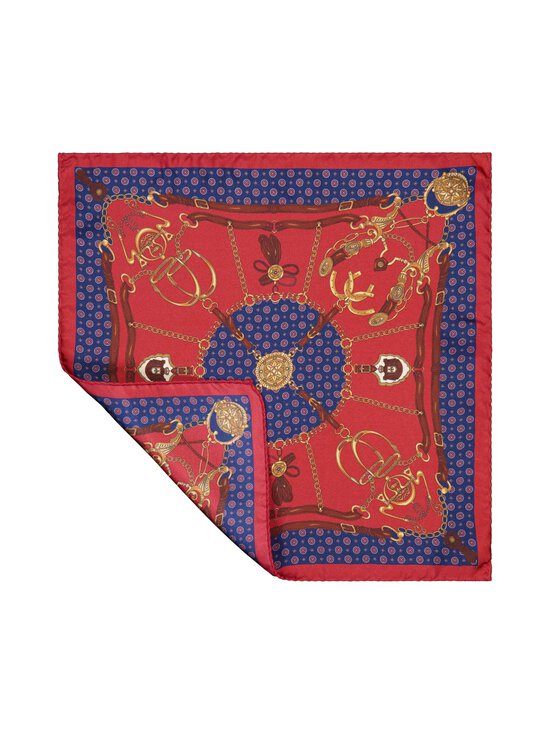 Stockholm Kravatt - Siidist taskurätik Horse And Bridle - 1 RED/BLUE/GOLD | Stockmann - photo 2