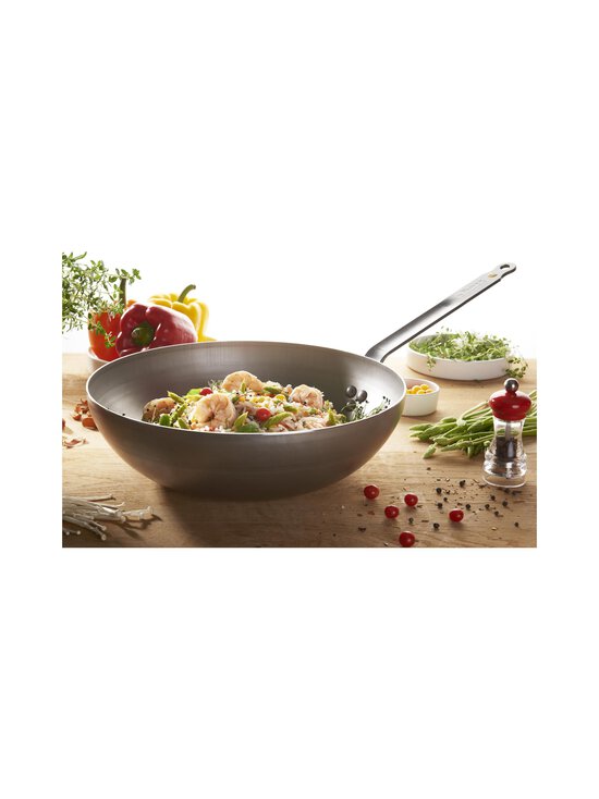 De Buyer - Rounded Mineral B -wokkipannu Ø28 cm - GREY | Stockmann - photo 8