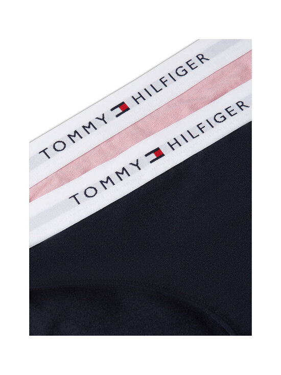 Tommy Hilfiger - Cotton Bikini -alushousut 2-pack - 0U7 NAVY BLUE / LITTLE ROSEY | Stockmann - photo 3