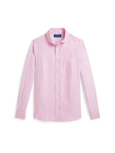 Polo Ralph Lauren - Woven Sport -paita - #B6749 CARMEL PINK/WHITE | Stockmann