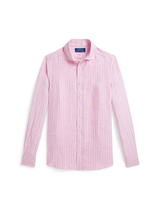 Polo Ralph Lauren - Woven Sport -paita - #B6749 CARMEL PINK/WHITE | Stockmann - photo 1