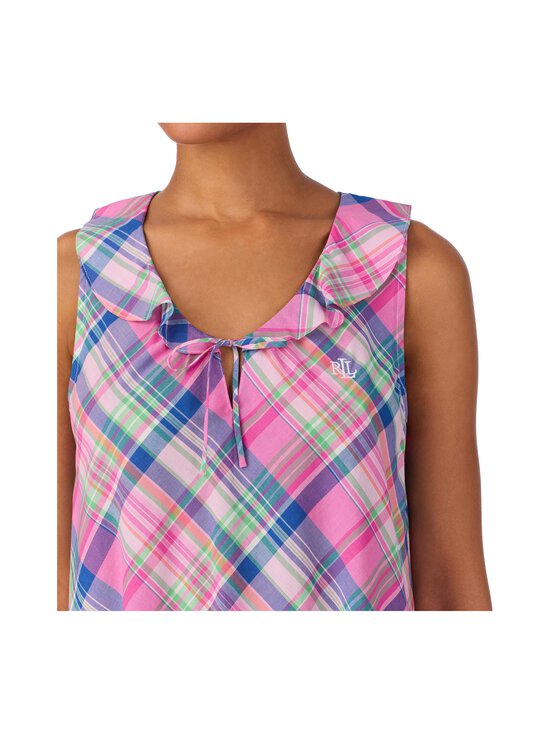 Lauren Ralph Lauren - Flutter Flounce -yöpaita - 668 PINK PLD | Stockmann - photo 3