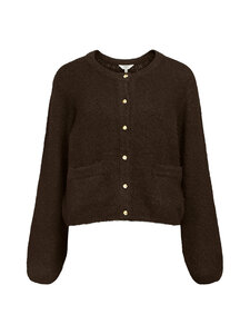 Object - Kardigan ObjSaggia - SEAL BROWN DETAIL:MELANGE | Stockmann