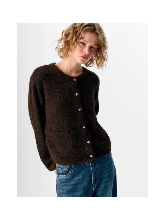 Object - Kardigan ObjSaggia - SEAL BROWN DETAIL:MELANGE | Stockmann - photo 6
