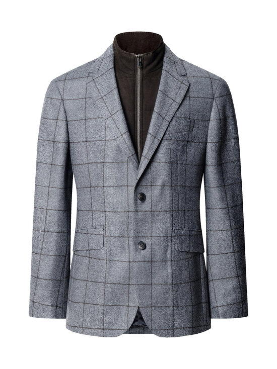 Hackett London - Windowpane Bib -bleiseri - 960 GREY | Stockmann - photo 1