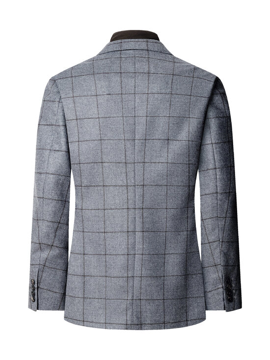 Hackett London - Windowpane Bib -bleiseri - 960 GREY | Stockmann - photo 2