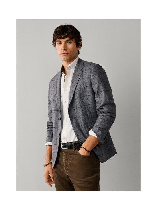 Hackett London - Windowpane Bib -bleiseri - 960 GREY | Stockmann - photo 3