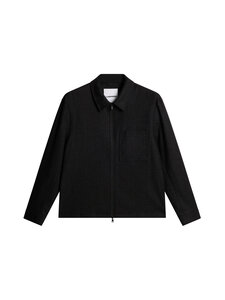J.Lindeberg - Julius Cash -flanellinen päällyspaita - U242 DARK GREY MELANGE | Stockmann