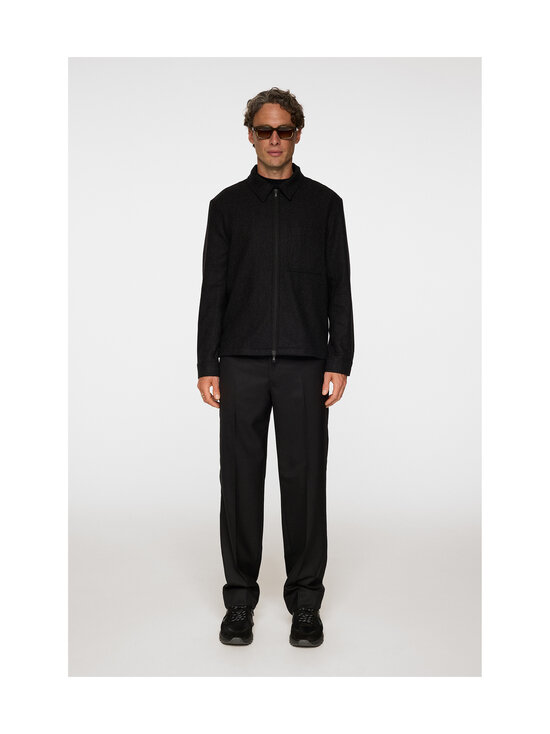 J.Lindeberg - Julius Cash -flanellinen päällyspaita - U242 DARK GREY MELANGE | Stockmann - photo 4