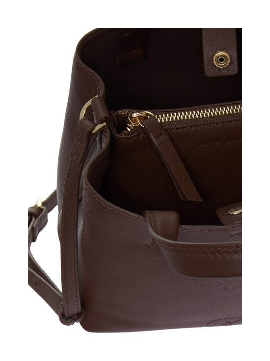 A+more - Jolly Small Crossbody ādas soma - DARK BROWN | Stockmann - photo 3