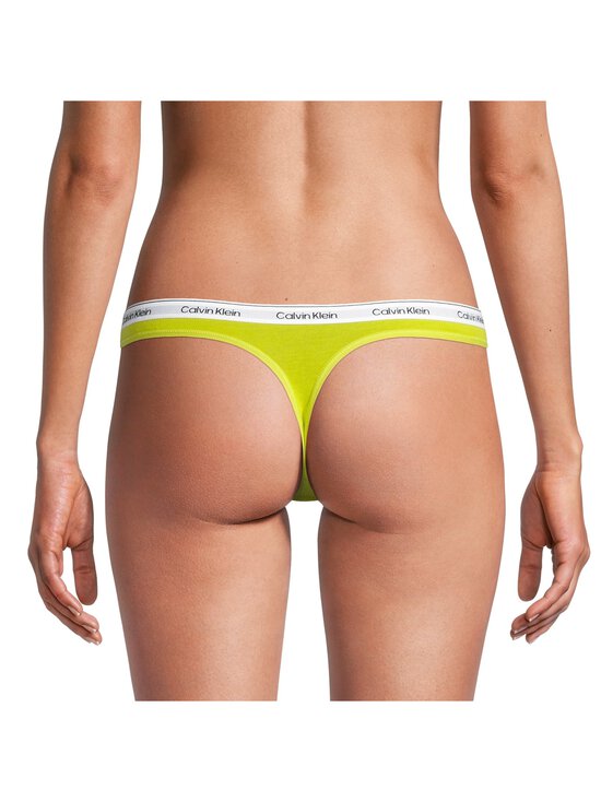 Calvin Klein Underwear - Stringid Logo Thong - KEWL LIME - photo 3 Calvin Klein Underwear - Stringid Logo Thong - KEWL LIME | Stockmann - photo 3