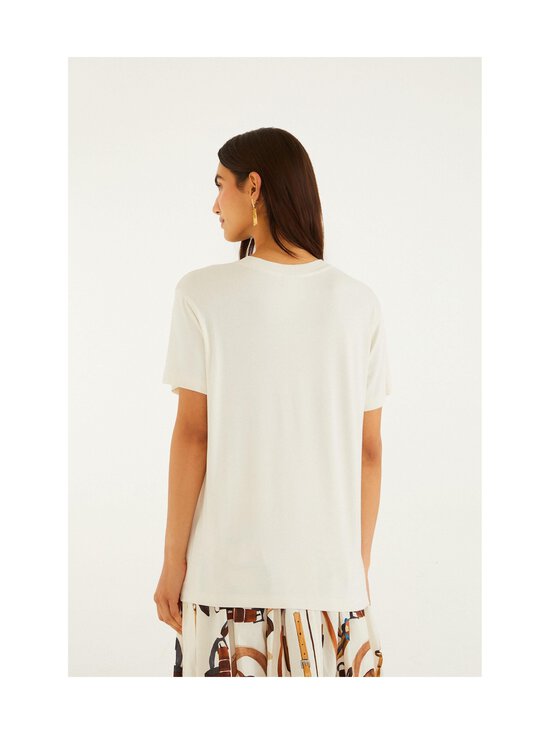 Farm Rio - Equestrian Slim t-paita - L0025 OFF-WHITE | Stockmann - photo 2