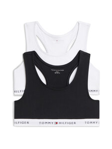 Tommy Hilfiger - Cotton Bralette topi, 2-gab. - 0U4 WHITE / BLACK | Stockmann