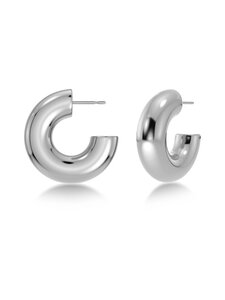 Edblad - Kõrvarõngad Chunky Creoles L Steel - STEEL | Stockmann