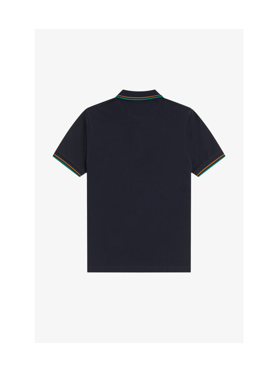 Fred Perry - The Twin Tipped -pikeepaita - NAVY / DARK CARAMEL / SPORT GR | Stockmann - photo 3