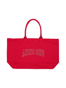 Anine Bing - Leo Canvas Tote -laukku - RED29 TANGO RED | Stockmann