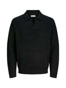 JACK & JONES junior - JjSoho Ollie Split Neck -neule - BLACK | Stockmann