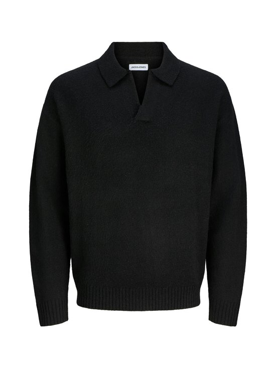 JACK & JONES junior - JjSoho Ollie Split Neck -neule - BLACK | Stockmann - photo 1