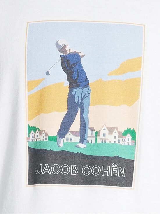 Jacob Cohen - Costina t-paita - A00 OPTICAL WHITE | Stockmann - photo 4