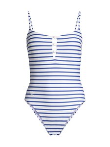 Lauren Ralph Lauren - Knotted Keyhole -uimapuku - BUW BLIE AND WHITE | Stockmann
