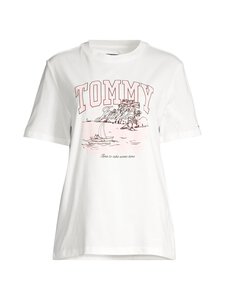 Tommy Jeans - T-särk TJW Relax Tropics - YBL ECRU | Stockmann