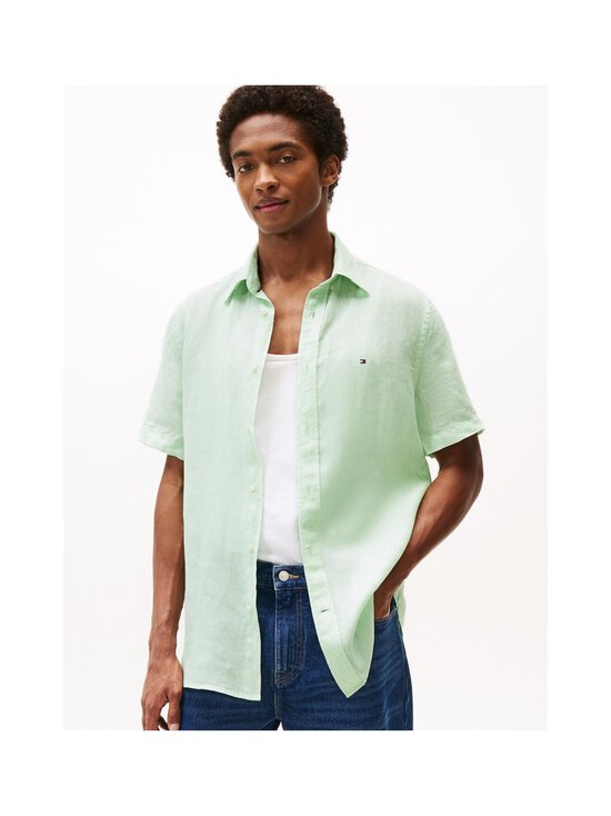 Tommy Hilfiger - Linane särk Pigment Dyed - LXY OPAL GREEN - photo 6 Tommy Hilfiger - Linane särk Pigment Dyed - LXY OPAL GREEN | Stockmann - photo 6