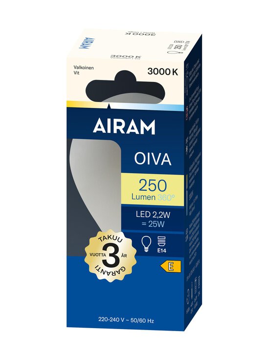 Airam - LED P45 830 250lm E14 360 Oiva opāla spuldze - TRANSPARENT | Stockmann - photo 2