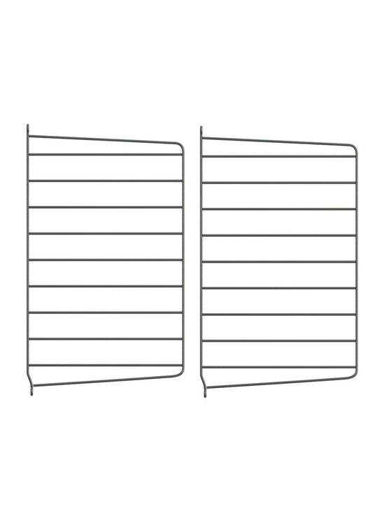 String Furniture - String System -seinäsivupaneelit tummanharmaa 50 x 30 cm - GREY | Stockmann - photo 1
