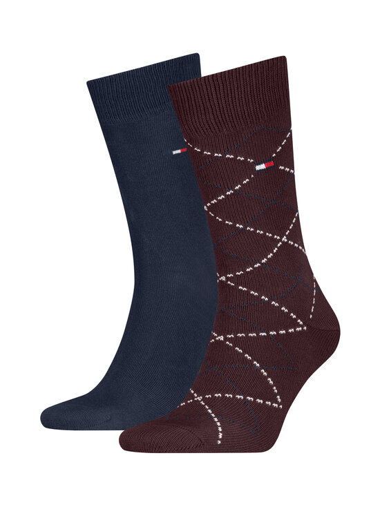 Tommy Hilfiger - Sokid Argyle, 2 paari - 003 DEEP ROUGE | Stockmann - photo 1