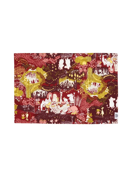 Moomin Arabia - Juhlan Aika -kangastabletti 31 x 46 cm - RED | Stockmann - photo 1