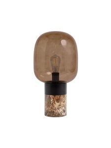 BoConcept - Stockholm-pöytävalaisin - LÄPINÄKYVÄ,MUSTA,RUSKEA | Stockmann