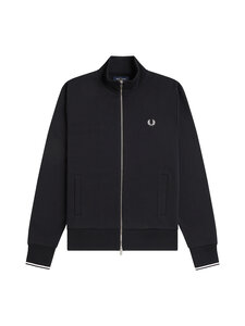 Fred Perry - Zip Through -collegetakki - BLACK | Stockmann