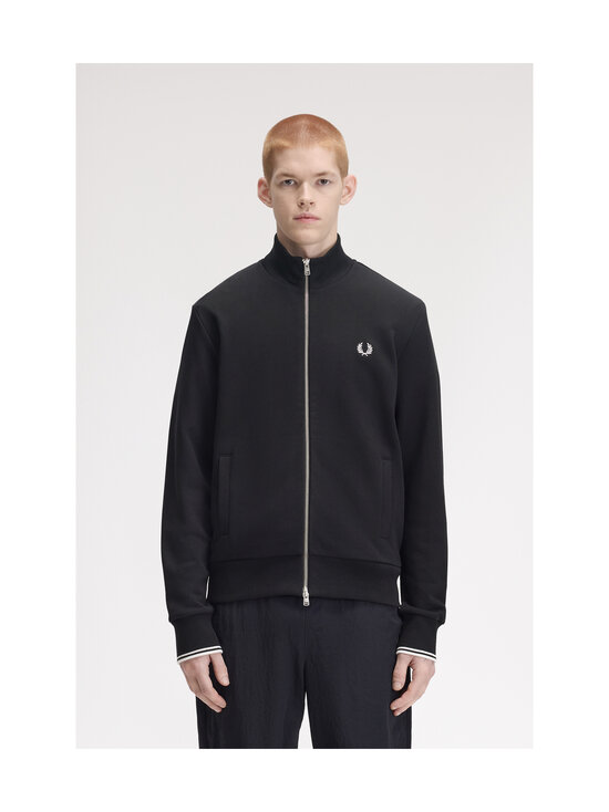 Fred Perry - Zip Through -collegetakki - BLACK | Stockmann - photo 3