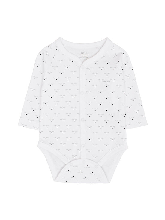 Livly - Mini Sleeping Cutie Full Snap bodijs - WHITE | Stockmann - photo 1