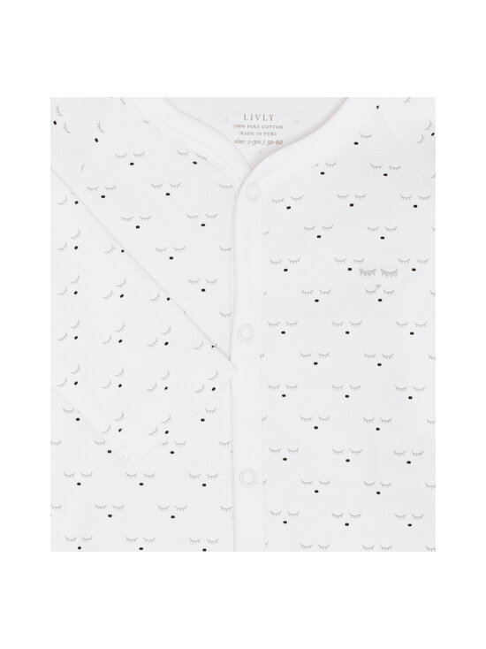 Livly - Mini Sleeping Cutie Full Snap bodijs - WHITE | Stockmann - photo 2