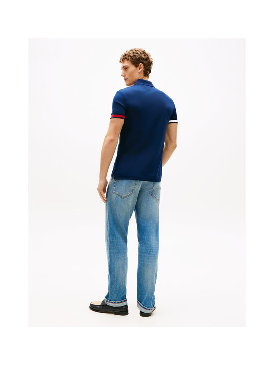 Tommy Hilfiger - Cuff Liquid Cotton Slim -pikeepaita - DCC CARBON NAVY | Stockmann - photo 3