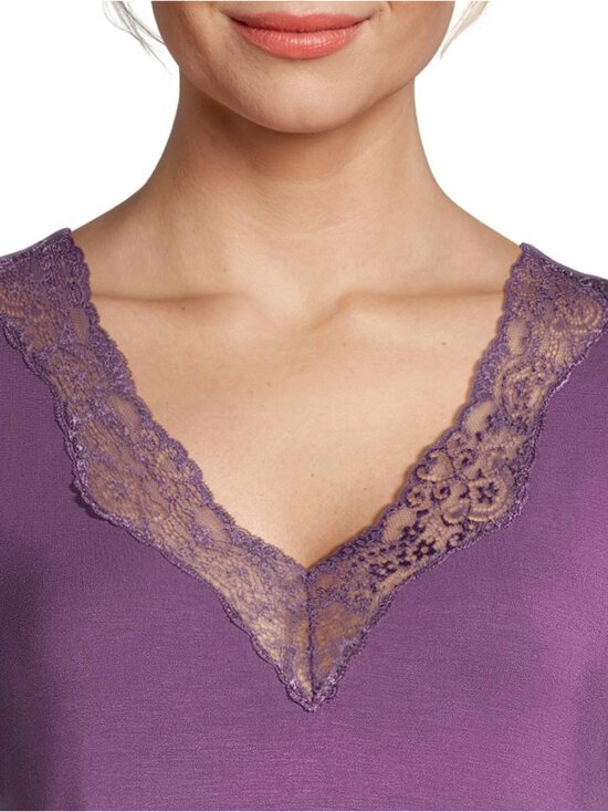 Damella - Bamboo-yöpaita - 077 PLUM | Stockmann - photo 4