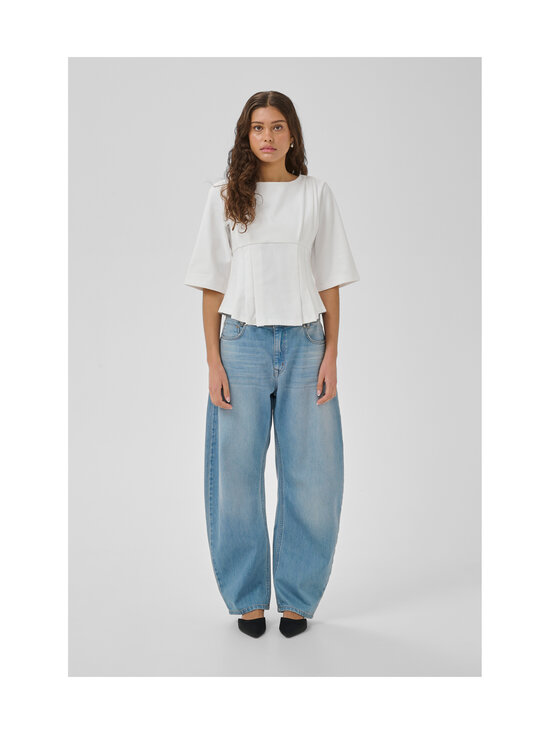 MY ESSENTIAL WARDROBE - MWApir Pleat -paita - 240 SNOW WHITE | Stockmann - photo 3