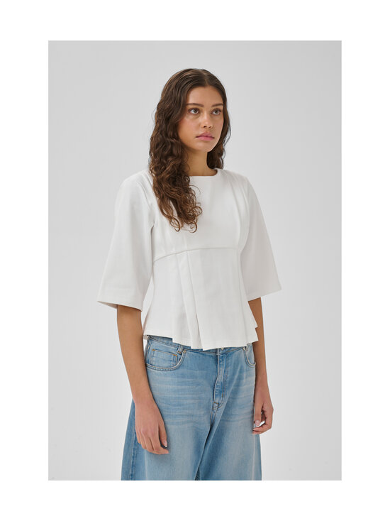 MY ESSENTIAL WARDROBE - MWApir Pleat -paita - 240 SNOW WHITE | Stockmann - photo 5