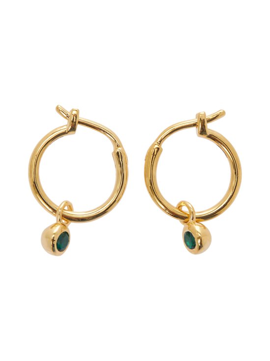 MISSOMA - Tennis Charm Mini Hoop -korvakorut - GOLD | Stockmann - photo 1