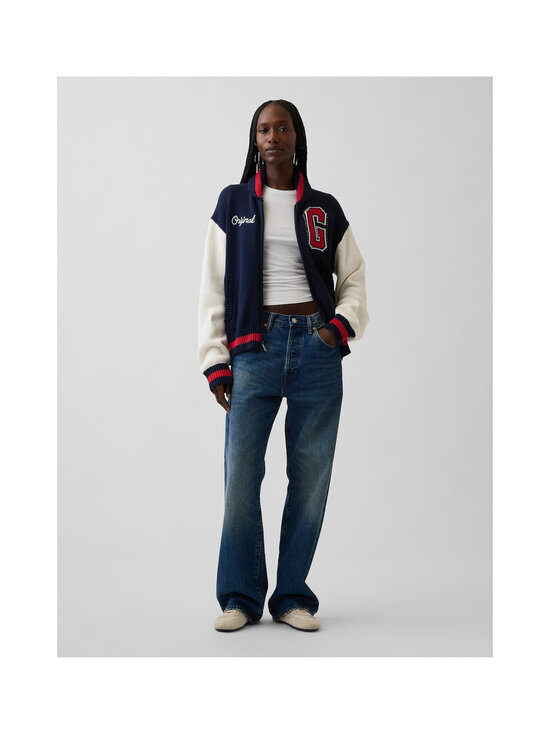 GAP - Ott Cotton Bomber adīta jaka - NAVY UNIFORM | Stockmann - photo 3