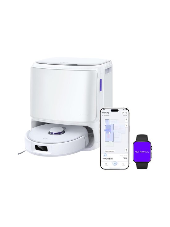 Narwal - Freo X10 Pro - robotti-imuri moppaus- ja lataustelakalla - WHITE | Stockmann - photo 1