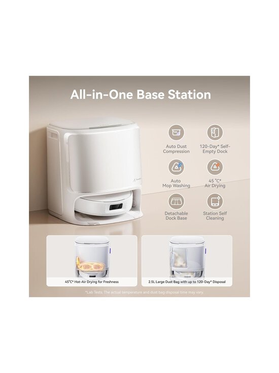 Narwal - Freo X10 Pro - robotti-imuri moppaus- ja lataustelakalla - WHITE | Stockmann - photo 6