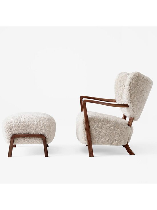 &Tradition - Wulff ATD2 -nojatuoli ja ATD3-rahi - VALKOINEN | Stockmann - photo 2